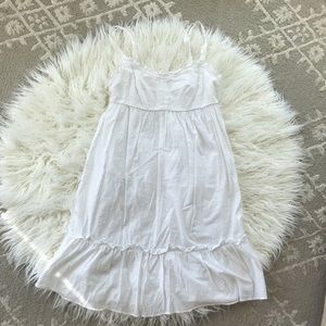 Jcrew White Babydoll Dress